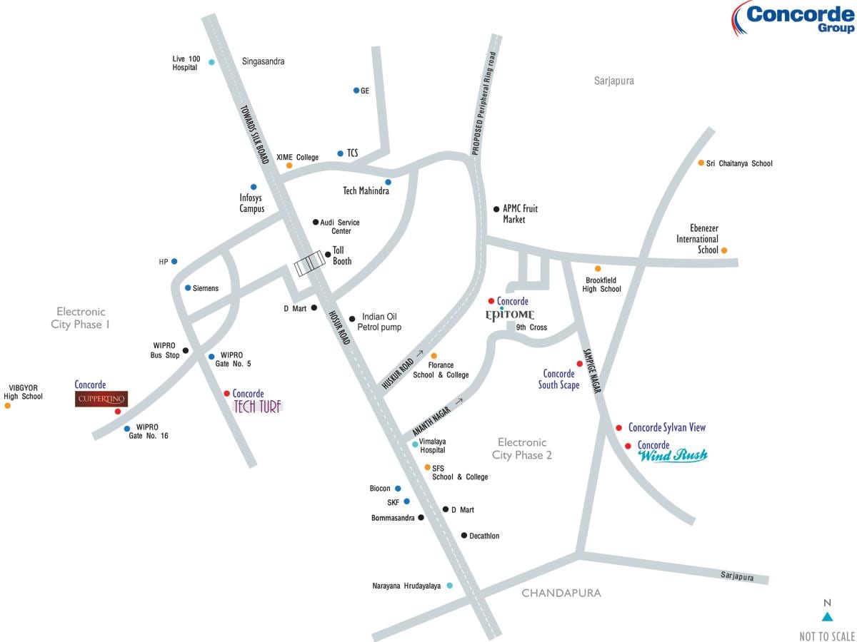 kat nan elektwonik vil Bangalore