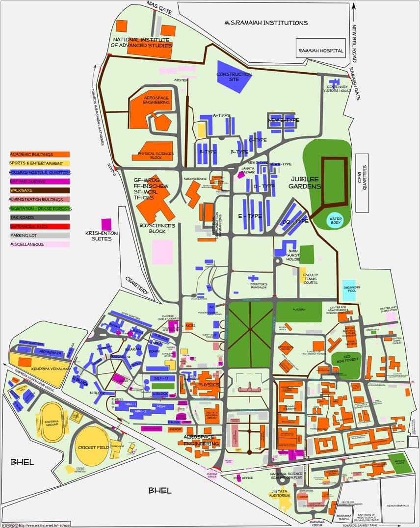kat jeyografik nan IISC Bangalore