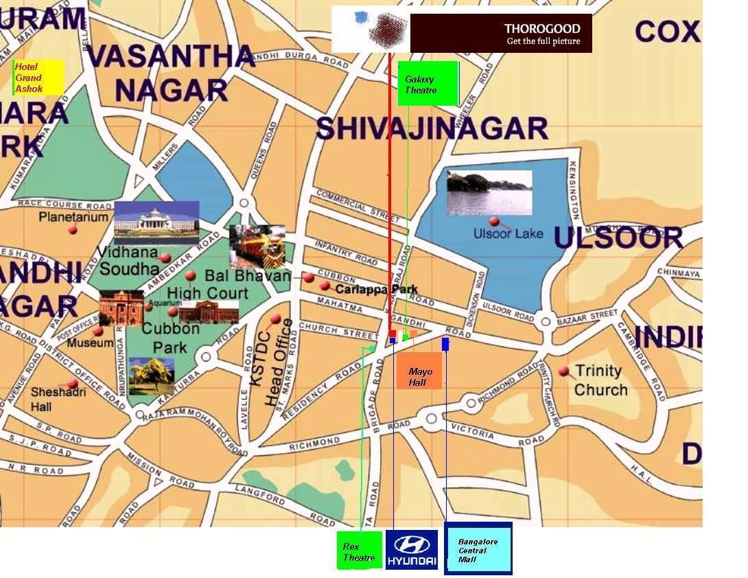 Ulsoor Bangalore kat jeyografik