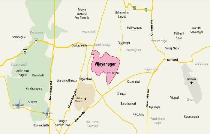 kat jeyografik nan Vijayanagar Bangalore