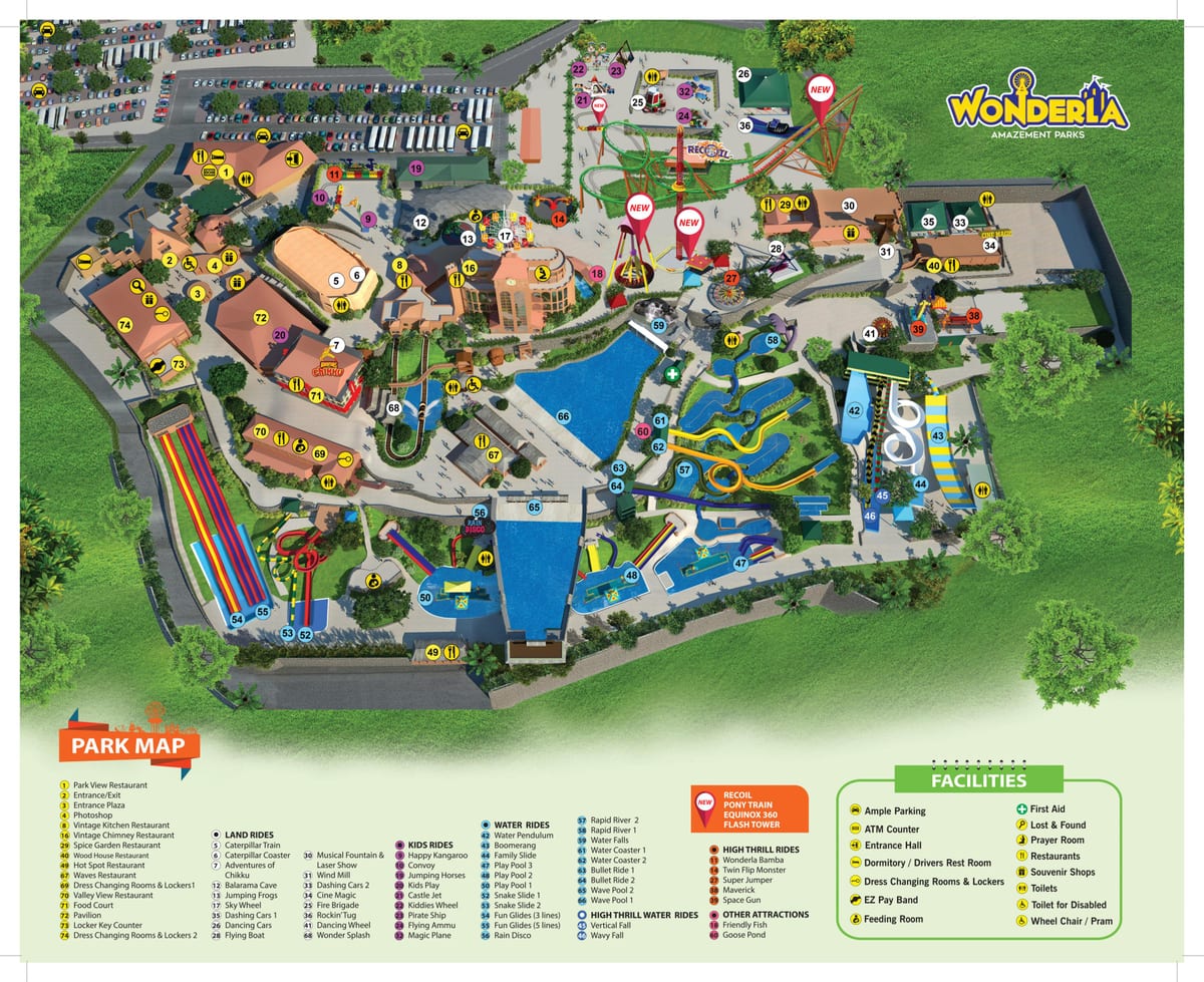 Bangalore Wonderla kat jeyografik