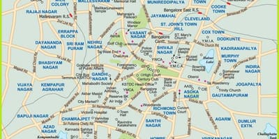Bangalore nan kat jeyografik